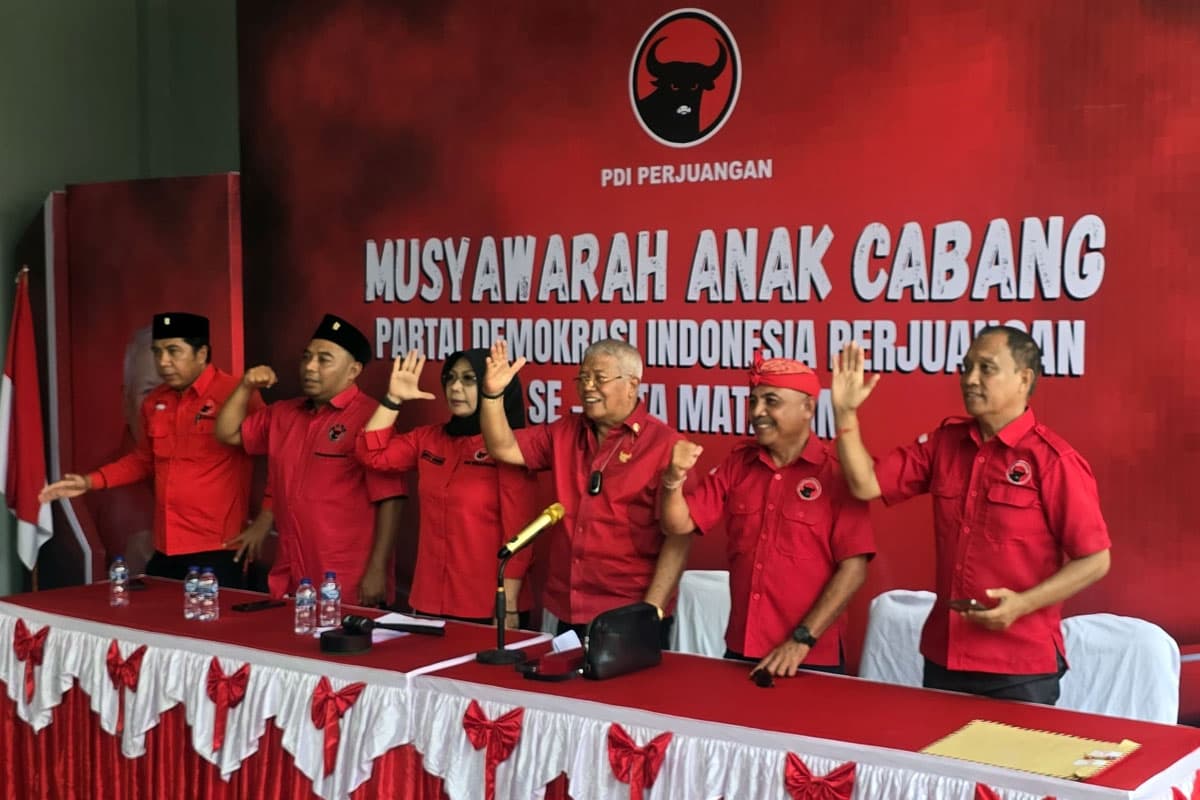 Menjaga Api Ideologi, Pesan Rachmat Hidayat di Musancab PDI Perjuangan Kota Mataram